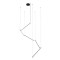 Suspension Redo Stick, metal, sand black, dimmable, LED, 48W, 3252 lumens, warm white 3000K, L.429 cm