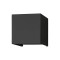 Wall lamp Redo Amplitude, metal, sand black, LED, 7W, 508 lumens, warm white 3000K, L.9 cm