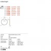 Ceiling lamp Redo Febe, metal, sand white, dimmable, LED, 24W, 1632 lumens, neutral white 4000K, D.40 cm
