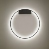 Ceiling lamp Redo Febe, metal, sand black, dimmable, LED, 24W, 1398 lumens, neutral white 4000K, D.40 cm