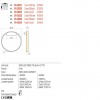 Ceiling lamp Redo Febe, metal, sand black, dimmable, LED, 37W, 2405 lumens, warm white 3000K, D.60 cm