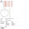 Ceiling lamp Redo Febe, metal, sand white, dimmable, LED, 50W, 3250 lumens, warm white 3000K, D.80 cm