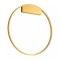 Ceiling lamp Redo Febe, metal, matt gold, dimmable, LED, 50W, 3421 lumens, neutral white 4000K, D.80 cm