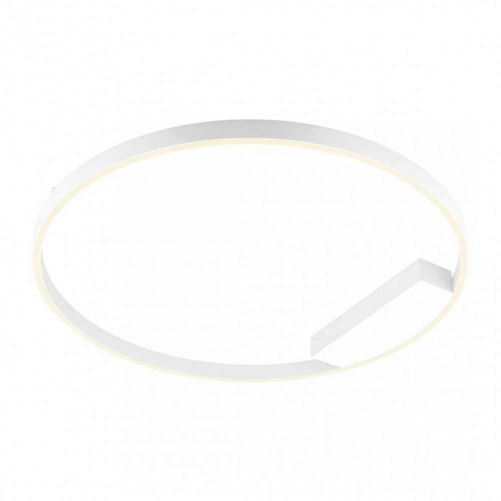 Ceiling lamp Redo Febe, metal, sand white, dimmable, LED, 50W, 3250 lumens, warm white 3000K, D.80 cm