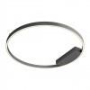 Ceiling lamp Redo Febe, metal, sand black, dimmable, LED, 50W, 2737 lumens, neutral white 4000K, D.80 cm