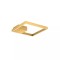 Ceiling lamp Redo Febe, metal, matt gold, dimmable, LED, 30W, 1950 lumens, warm white 3000K, L.40 cm