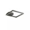 Ceiling lamp Redo Febe, metal, sand black, dimmable, LED, 30W, 1754 lumens, neutral white 4000K, L.40 cm