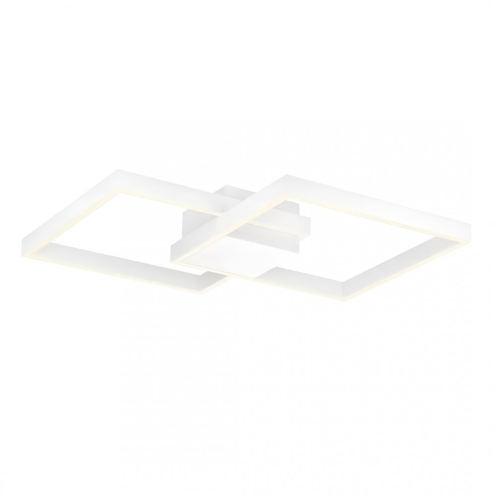 Ceiling lamp Redo Febe, metal, sand white, dimmable, LED, 62W, 4030 lumens, warm white 3000K, L.60 cm