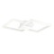 Ceiling lamp Redo Febe, metal, sand white, dimmable, LED, 62W, 4030 lumens, warm white 3000K, L.60 cm