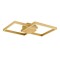 Ceiling lamp Redo Febe, metal, matt gold, dimmable, LED, 62W, 4216 lumens, neutral white 4000K, L.60 cm