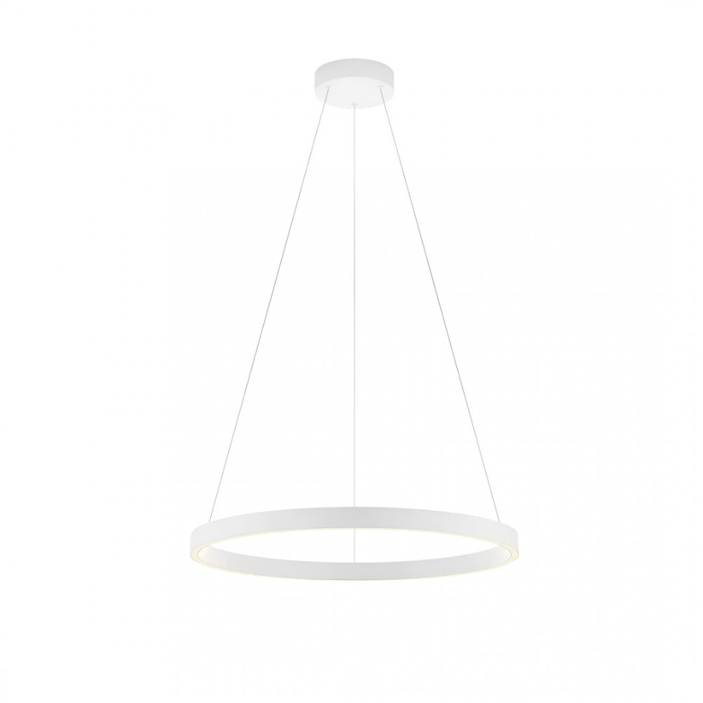 Suspension Redo Febe, metal, sand white, dimmable, LED, 37W, 2405 lumens, warm white 3000K, D.60 cm