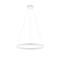 Suspension Redo Febe, metal, sand white, dimmable, LED, 37W, 2405 lumens, warm white 3000K, D.60 cm
