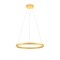 Suspension Redo Febe, metal, matt gold, dimmable, LED, 37W, 2405 lumens, warm white 3000K, D.60 cm