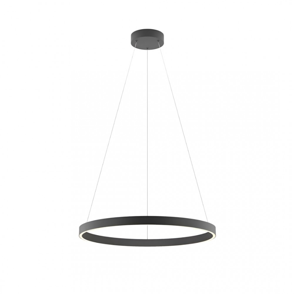Suspension Redo Febe, metal, sand black, dimmable, LED, 37W, 2405 lumens, warm white 3000K, D.60 cm