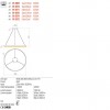 Suspension Redo Febe, metal, matt gold, dimmable, LED, 50W, 3400 lumens, neutral white 4000K, D.80 cm