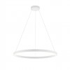 Suspension Redo Febe, metal, sand white, dimmable, LED, 50W, 3400 lumens, neutral white 4000K, D.80 cm
