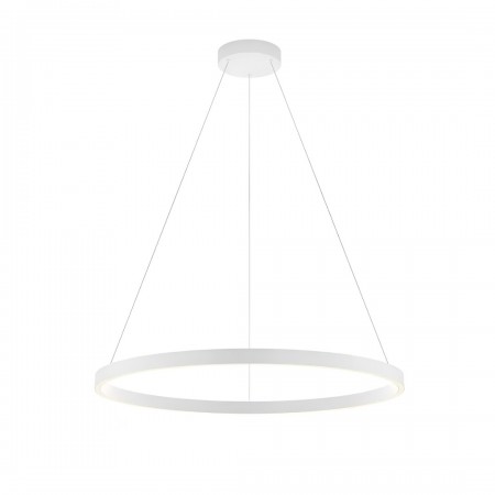 Suspension Redo Febe, metal, sand white, dimmable, LED, 50W, 3400 lumens, neutral white 4000K, D.80 cm