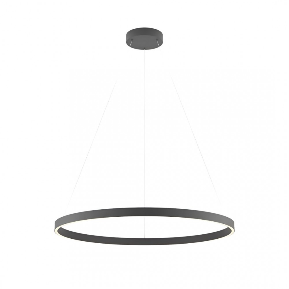 Suspension Redo Febe, metal, sand black, dimmable, LED, 50W, 2992 lumens, neutral white 4000K, D.80 cm