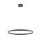 Suspension Redo Febe, metal, sand black, dimmable, LED, 50W, 2992 lumens, neutral white 4000K, D.80 cm