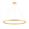 Suspension Redo Febe, metal, matt gold, dimmable, LED, 62W, 4030 lumens, warm white 3000K, D.100 cm
