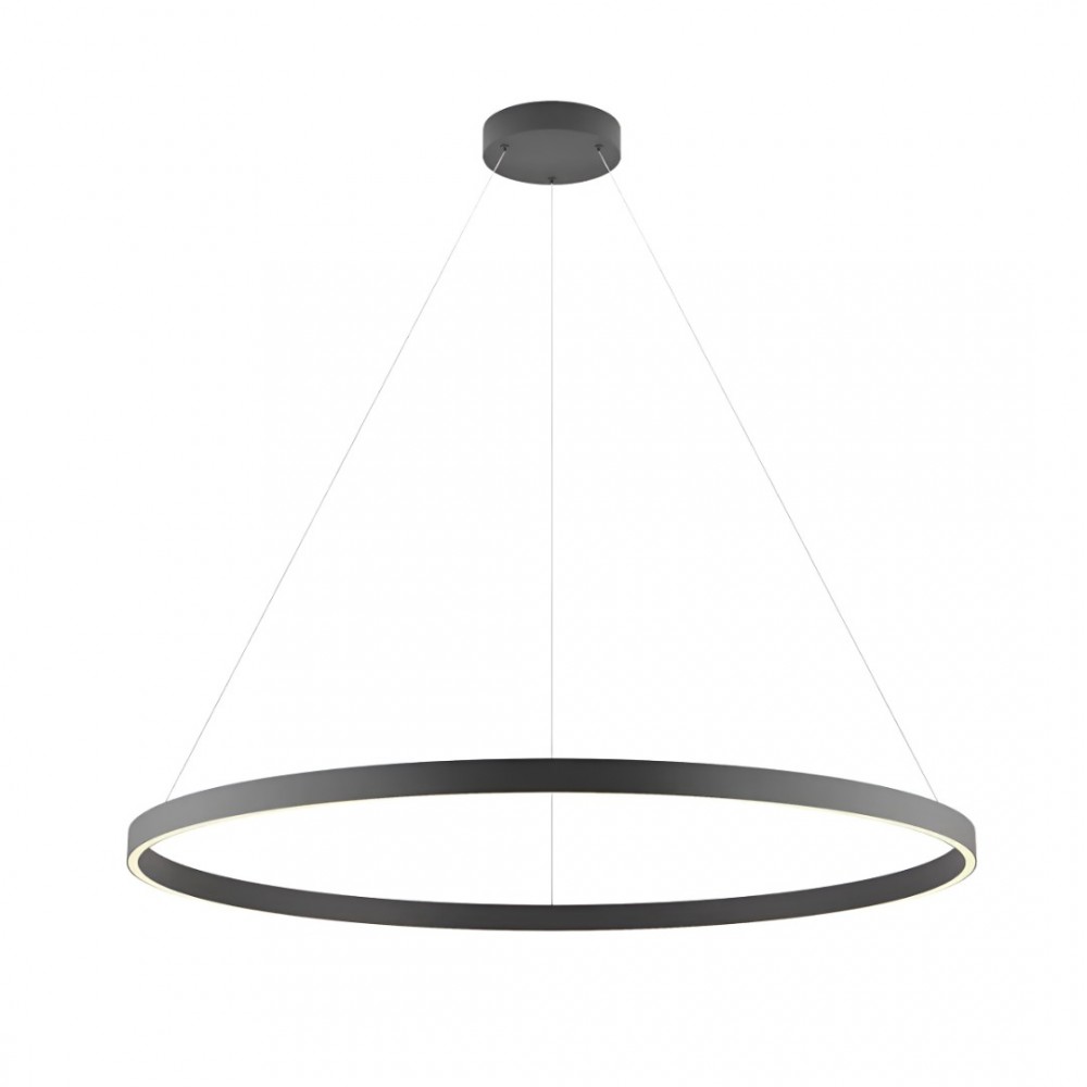Suspension Redo Febe, metal, sand black, dimmable, LED, 62W, 3465 lumens, warm white 3000K, D.100 cm