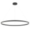 Suspension Redo Febe, metal, sand black, dimmable, LED, 75W, 4290 lumens, warm white 3000K, D.120 cm