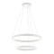 Suspension Redo Febe, metal, sand white, dimmable, LED, 62W, 4030 lumens, warm white 3000K, D.60 cm