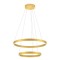 Suspension Redo Febe, metal, matt gold, dimmable, LED, 62W, 4216 lumens, neutral white 4000K, D.60 cm