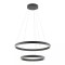 Suspension Redo Febe, metal, sand black, dimmable, LED, 62W, 3710 lumens, neutral white 4000K, D.60 cm