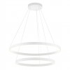 Suspension Redo Febe, metal, sand white, dimmable, LED, 82W, 5330 lumens, warm white 3000K, D.80 cm