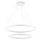 Suspension Redo Febe, metal, sand white, dimmable, LED, 82W, 5576 lumens, neutral white 4000K, D.80 cm