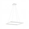 Suspension Redo Febe, metal, sand white, dimmable, LED, 40W, 2600 lumens, warm white 3000K, L.60 cm