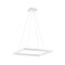 Suspension Redo Febe, metal, sand white, dimmable, LED, 40W, 2600 lumens, warm white 3000K, L.60 cm