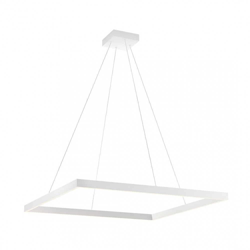 Suspension Redo Febe, metal, sand white, dimmable, LED, 50W, 3250 lumens, warm white 3000K, L.80 cm