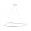 Suspension Redo Febe, metal, sand white, dimmable, LED, 50W, 3250 lumens, warm white 3000K, L.80 cm