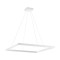 Suspension Redo Febe, metal, sand white, dimmable, LED, 50W, 3250 lumens, warm white 3000K, L.80 cm