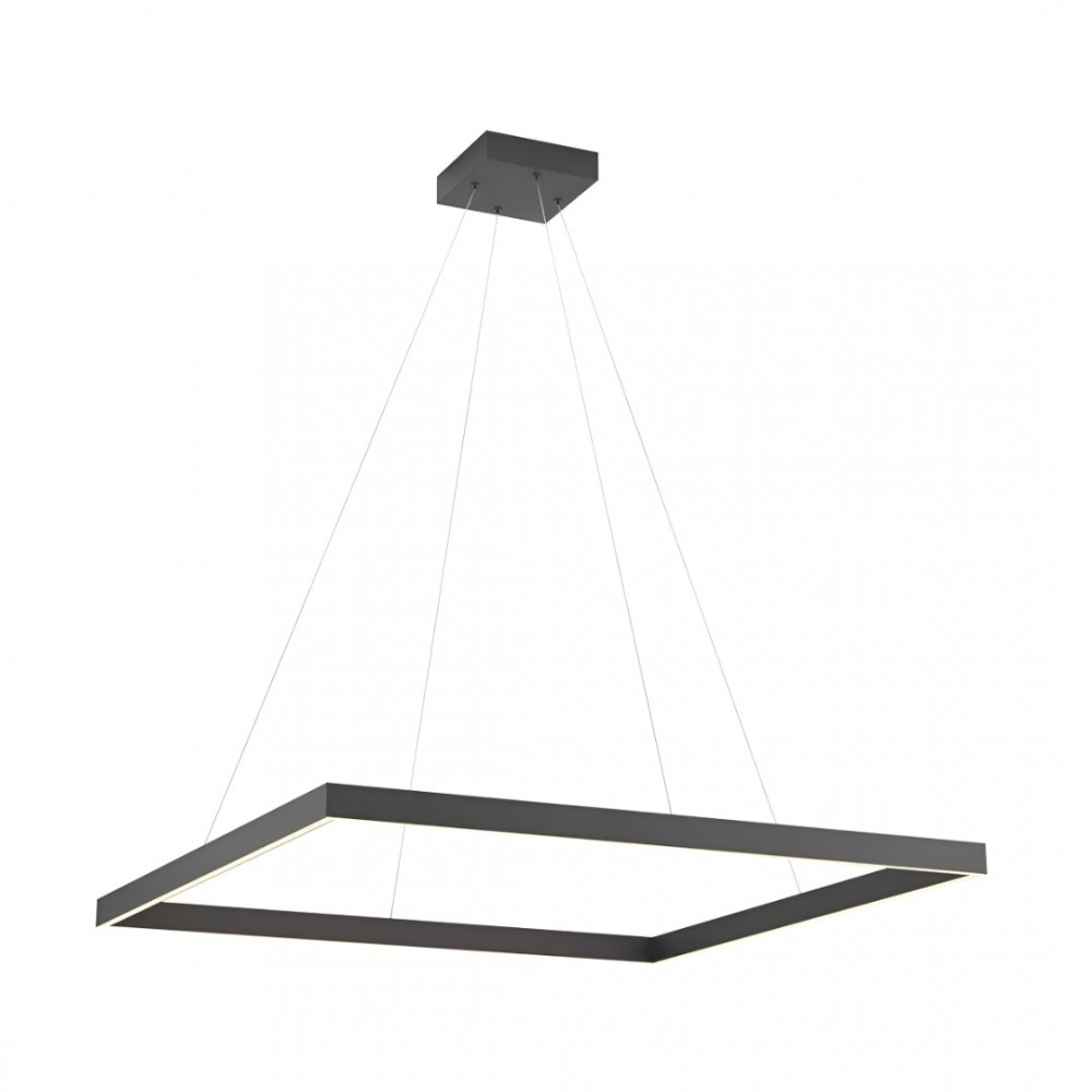 Suspension Redo Febe, metal, sand black, dimmable, LED, 50W, 2924 lumens, neutral white 4000K, L.80 cm