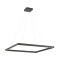 Suspension Redo Febe, metal, sand black, dimmable, LED, 50W, 2924 lumens, neutral white 4000K, L.80 cm
