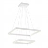 Suspension Redo Febe, metal, sand white, dimmable, LED, 75W, 4875 lumens, warm white 3000K, L.60 cm
