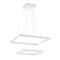 Suspension Redo Febe, metal, sand white, dimmable, LED, 75W, 4875 lumens, warm white 3000K, L.60 cm