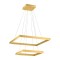 Suspension Redo Febe, metal, matt gold, dimmable, LED, 75W, 5100 lumens, neutral white 4000K, L.60 cm