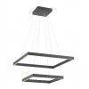 Suspension Redo Febe, metal, sand black, dimmable, LED, 75W, 4437 lumens, neutral white 4000K, L.60 cm