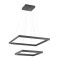 Suspension Redo Febe, metal, sand black, dimmable, LED, 75W, 4437 lumens, neutral white 4000K, L.60 cm