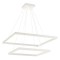 Suspension Redo Febe, metal, sand white, dimmable, LED, 100W, 6500 lumens, warm white 3000K, L.80 cm
