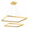 Suspension Redo Febe, metal, matt gold, dimmable, LED, 100W, 6800 lumens, neutral white 4000K, L.80 cm
