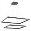 Suspension Redo Febe, metal, sand black, dimmable, LED, 100W, 5525 lumens, warm white 3000K, L.80 cm