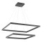 Suspension Redo Febe, metal, sand black, dimmable, LED, 100W, 5525 lumens, warm white 3000K, L.80 cm