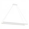 Suspension Redo Febe, metal, sand white, dimmable, LED, 50W, 3250 lumens, warm white 3000K, L.120 cm