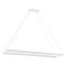Suspension Redo Febe, metal, sand white, dimmable, LED, 50W, 3250 lumens, warm white 3000K, L.120 cm