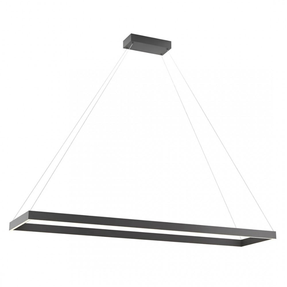 Suspension Redo Febe, metal, sand black, dimmable, LED, 50W, 2795 lumens, warm white 3000K, L.120 cm